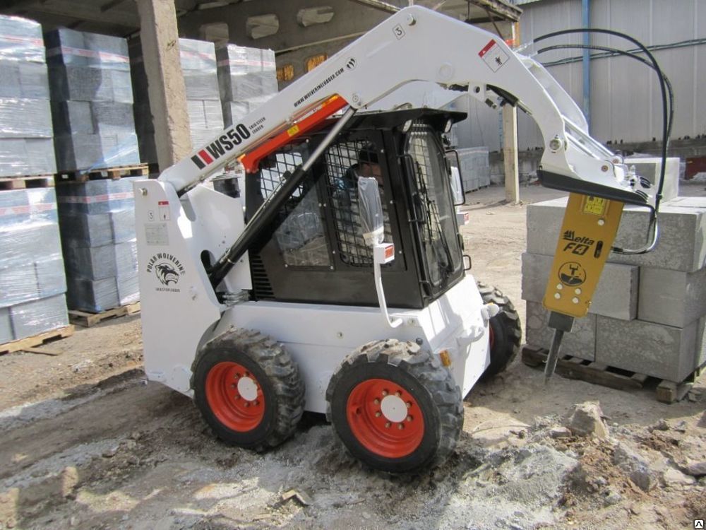 Гидромолот на мини спец технику